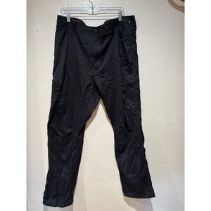 Wrangler ATG Mens Black Cargo Pants 40x30 Stretch Outdoor Hiking 10NW788NB
